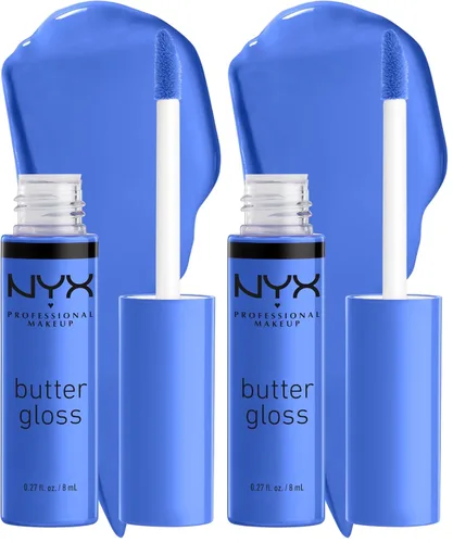 Miniatura 51 de NYX MAQUILLAJE PROFESIONAL Brillo de mantequilla, brillo de labios no pegajoso - crema brulée (natural)