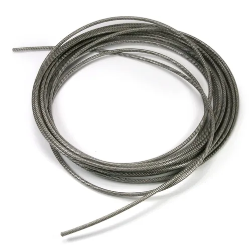 Miniatura 5 de Heyiarbeit Cuerda de alambre de 1/8, cable de alambre de PVC de acero inoxidable 304, cable de avión de 16.4 pies de longitud perfecto
