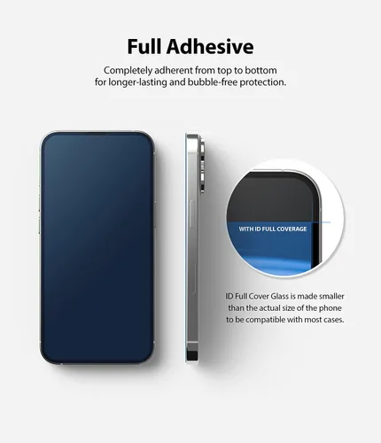 Miniatura 3 de Ringke Protector de pantalla de vidrio de cubierta completa compatible con iPhone 13 Pro Max, antiarañazos, compatible con fundas, cobertura