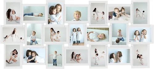 Miniatura 13 de HELLO LAURA - Marco de fotos de 4 x 6 pulgadas con collage y 18 espacios para pared - Gran marco de fotos con collage para decoración de pared