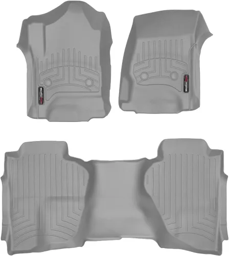 Miniatura 10 de WeatherTech Revestimientos de suelo personalizados para Chevrolet Silverado LD 1500, Sierra 2500HD / 3500HD, Silverado 2500HD/3500HD - 1ª y 2ª fila