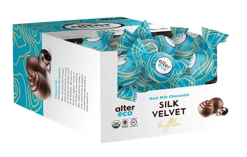 Miniatura 2 de Trufas de chocolate Organic Velvet de Alter Eco, 0.42 onzas (paquete de 60)