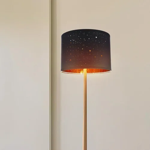 Miniatura 6 de Pantalla de lámpara de mesa, pantalla de repuesto para lámpara de tambor estrellado, pantalla de barril de estrella, clip, cubierta de luz