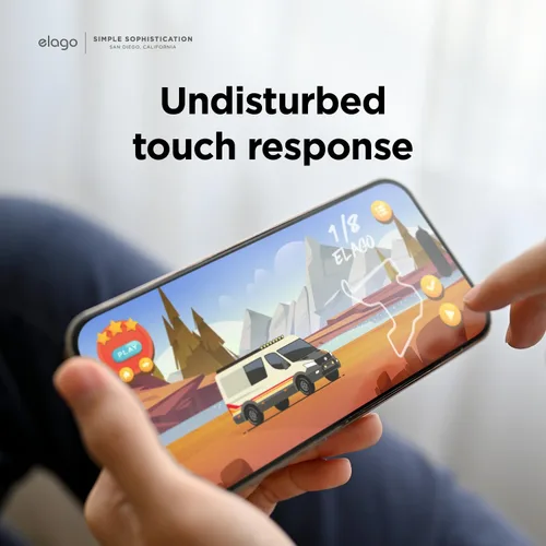 Miniatura 7 de elago Vidrio de privacidad + protector de pantalla compatible con iPhone 15 Pro Max, protege la privacidad, dureza de superficie 9H