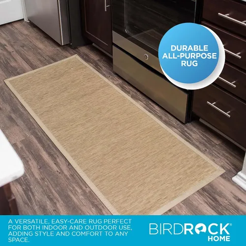 Miniatura 7 de BIRDROCK HOME Camino de suelo para interiores y exteriores, tapete antideslizante para cocina, pasillo, baño, oficina, 24 x 60 pulgadas, color marrón