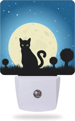 Miniatura 13 de Luz nocturna, hierbas y flores silvestres, luces nocturnas enchufables a la pared para niños y niñas, luz nocturna decorativa media redonda, lámpara