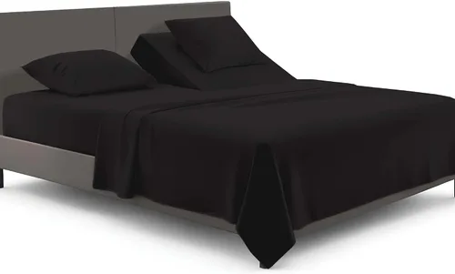 Miniatura 19 de SGI bedding Juego de sábanas de microfibra ajustable de 28 pulgadas con parte superior flexible de cabeza dividida, ultra suave, refrescante