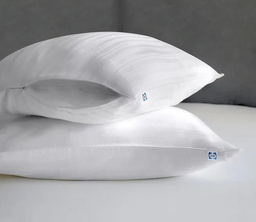 Miniatura 2 de Sealy Funda de almohada, protector de almohada suave y cómodo, paquete de 2, funda de almohada estándar/Queen