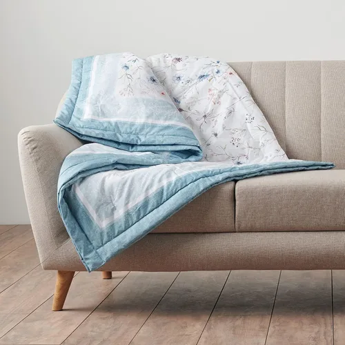 Miniatura 31 de Maison d' Hermine Manta para sofá, ligera y suave, cálida y transpirable, de algodón, para cama, para niñas, niños, mujeres, hombres, regalos, sofá