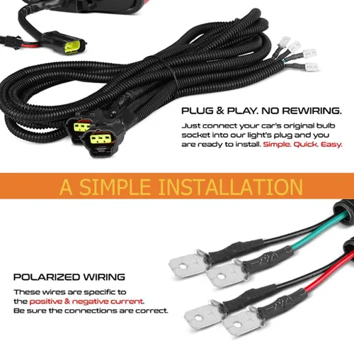 Miniatura 4 de ADIIL Kit de 2 luces LED 3 en 1 con lente roja de respaldo, reversa y antiniebla para Mercedes Benz W463 Clase G 1986-2018, G500, G550, G55, G63 AMG
