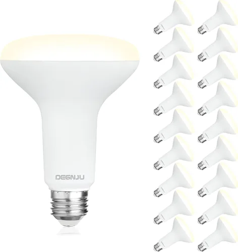 Miniatura 14 de DEGNJU Paquete de 6 bombillas LED empotradas BR30, bombillas de inundación regulables para interiores, CRI80 7 W, equivalente a 65 W, 2700 K, blanco