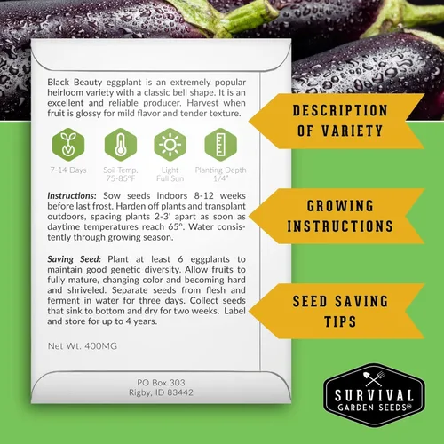 Miniatura 2 de Bóveda de semillas de jardín de verduras para plantar – Colección de 15 unidades Kit de jardín familiar Heirloom sin OMG y regalo – Tomate