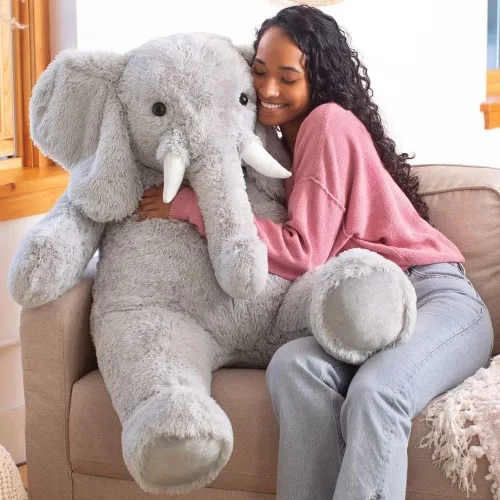 Miniatura 12 de Vermont Teddy Bear Animal de peluche de dinosaurio gigante – Peluche de dinosaurio jumbo, 3.5 pies, dinosaurio de 42 pulgadas, juguetes grandes