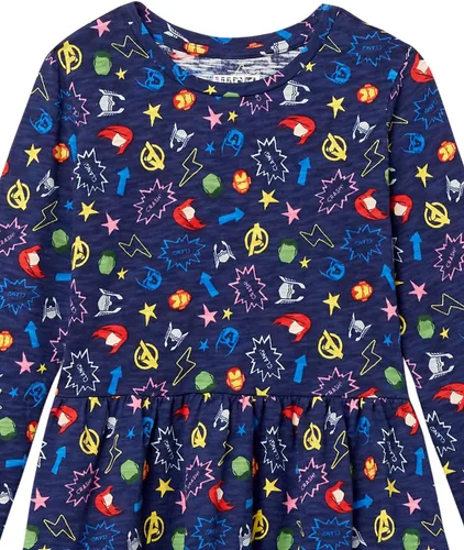 Miniatura 54 de Amazon Essentials Disney Marvel Star Wars Frozen Conjunto de ropa de mezcla y combinación de princesa para niñas y niños pequeños