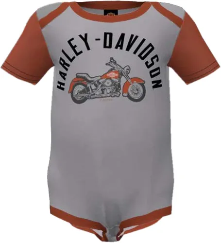 Miniatura 2 de Harley-Davidson Juego de 2 enredaderas acanaladas con bloques de color para bebés y niños, grisnegro