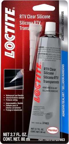 Loctite Tubo de silicona de vulcanización a temperatura ambiente RTV transparente adhesivo/Sellante
