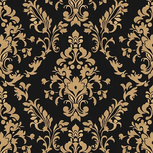 Papel tapiz floral dorado para despegar y pegar, papel de contacto vintage con hojas bohemias, papel de pared de flores negras, mural de pared de
