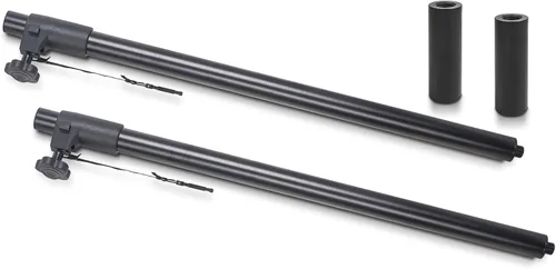 Miniatura 12 de Sound Town 2-Pack Set de Montaje de Poste Dual para Altavoces, Postes Extendidos de 20" para Subwoofer/Altavoces con Adaptadores M20 y 35mm