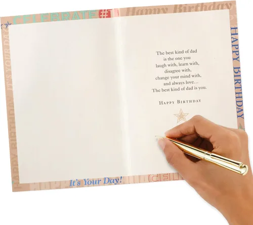 Miniatura 6 de Tarjeta de cumpleaños Hallmark para padre (El mejor tipo de papá)