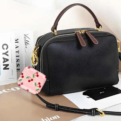 Miniatura 7 de Compatible con AirPods de 2ª generación de 1ª generación, bonita funda rígida con llavero dorado, funda protectora de TPU suave a prueba de golpes