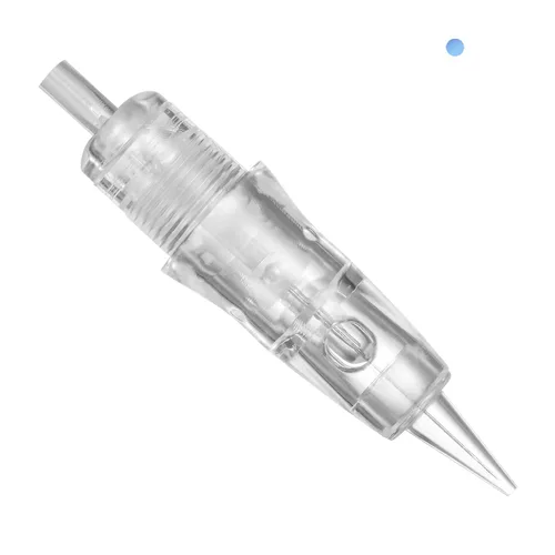 CHUSE C22 previene la tinta Spitback Safety Tattoo Pro Cartuchos Agujas de Maquillaje Permanente Agujas Caja de 10 Piezas (1R 0.25)