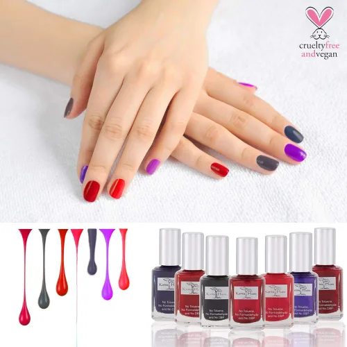 Miniatura 3 de Karma - Paquete especial de esmalte de uñas, juego de base de esmalte de uñas, arte de uñas no tóxico, pintura de uñas vegana y libre de crueldad