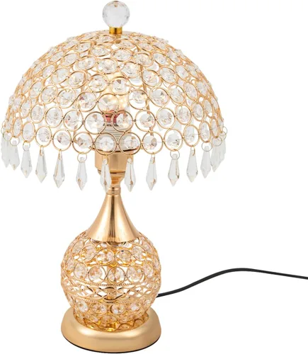 Miniatura 12 de Lámpara de Mesa, Lámpara de Mesita de Noche Tradicional, Lámpara de Escritorio, Lámpara Geométrica con Sombra para Sala de Estar, Dormitorio