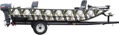 Miniatura 9 de Mossy Oak Graphics Kit de envoltura de camuflaje Blaze para barco - Vinilo de fácil instalación con acabado mate - Kit de 18" x 12