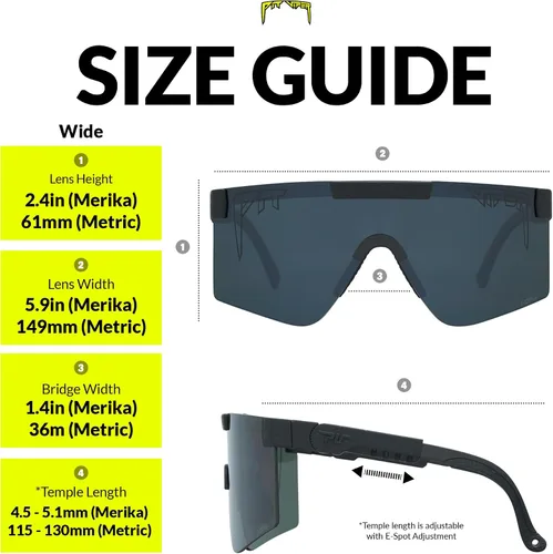 Miniatura 4 de Pit Viper Sunglasses I The Original 2.0 I 100% UV Lens, Indestructible Frame I Turbo Adjustable I Micro Fiber Bag & Straps