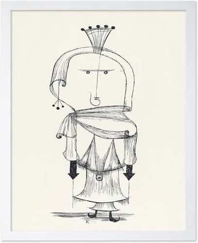 Miniatura 34 de Poster Master Póster vintage de Paul Klee – Impresión retro de cómicos – Arte de dibujo – Arte abstracto – Regalo para hombres y mujeres – Estilo-09