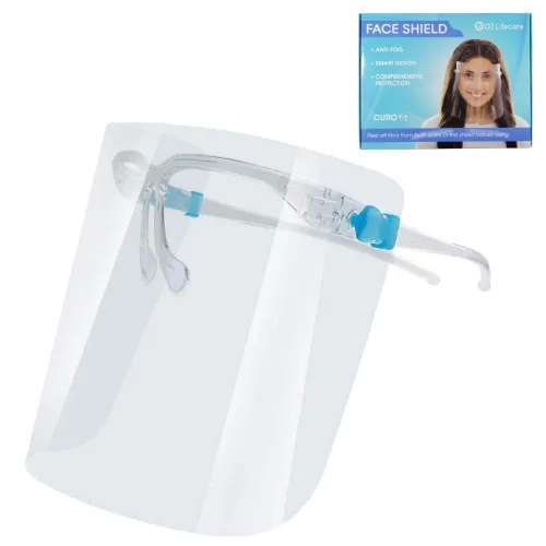 Miniatura 6 de [O2 Lifecare] Paquete de 3 protectores faciales reutilizables