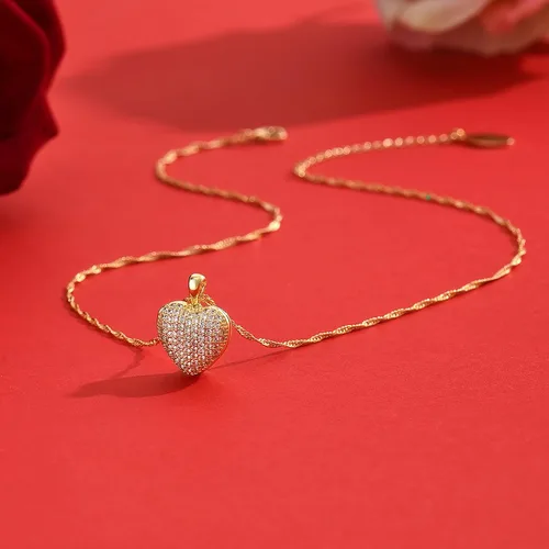 Miniatura 6 de MAARRING Collares con medallón de corazón chapado en oro de 14 quilates para sostener fotos, rosa preservada encantada eterna con collar y colgante