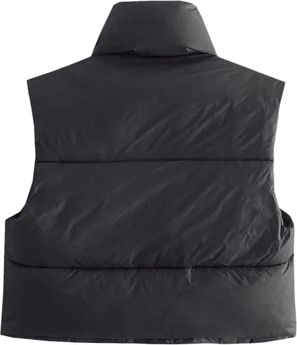 Miniatura 2 de Durio Chaleco acolchado para mujer, ligero, sin mangas, acolchado, para mujer