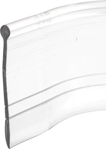 Prime-Line M 6184 - Escobilla inferior de puerta de ducha de vinilo, tira de 37 pulgadas x 1 pulgada, transparente (Paquete individual)