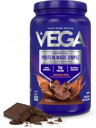 Miniatura 18 de Vega Proteína hecha simple, vainilla, sin estevia vegana a base de plantas en polvo, saludable, sin gluten, proteína de guisante para mujeres