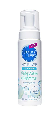 No-Rinse Gel de Ducha Espumoso - Limpiador de Espuma Sin Agua para Ancianos, Adultos, Niños, Bebés y Cuidadores - Sin Enjuague para Piel Sensible -