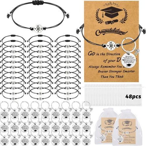 LUYI 32 piezas de pulseras de joyería preppy para mujer, cuentas de arcilla, coloridas, pulseras heishi estilo surfista, conjunto de pulseras