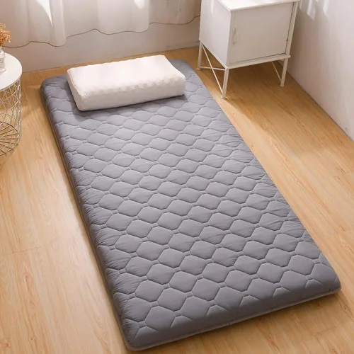 Miniatura 3 de Colchón japonés mejorado, tapete portátil de tatami para campamento, colchón plegable tamaño individual/individual/Queen/King, colchón de cama