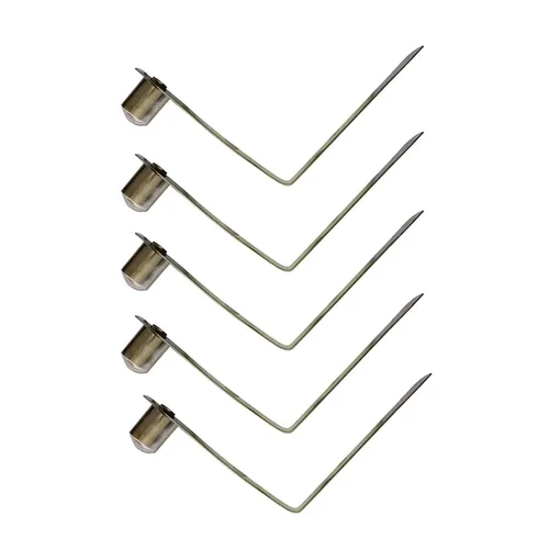 5 Pieces 4-9mm Stainless Steel Solid Button Clips Snap Spring Awning Accresories Telscopic Tube Camping & Caravan(Button 6x9mm)