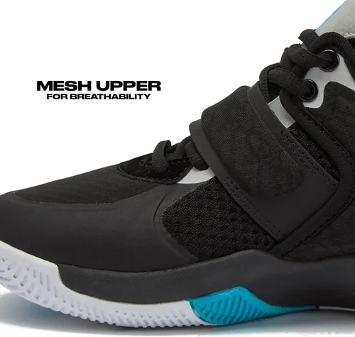 Miniatura 2 de AND1 Zapatos de baloncesto para niños y niñas, tenis de baloncesto geniales para niños, talla 11 a niño grande 7, tenis de caña media o alta