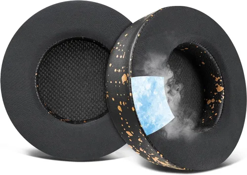 Miniatura 15 de SOULWIT Almohadillas de enfriamiento para auriculares Corsair Virtuoso, almohadillas con espuma de aislamiento de ruido de alta densidad, grosor