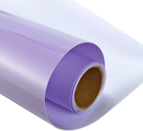 3D Puff HTV, rollo de vinilo de transferencia de calor 3D de 10 pulgadas x 3.3 pies, color morado claro 3D para bricolaje, camiseta, ropa, bolsa,
