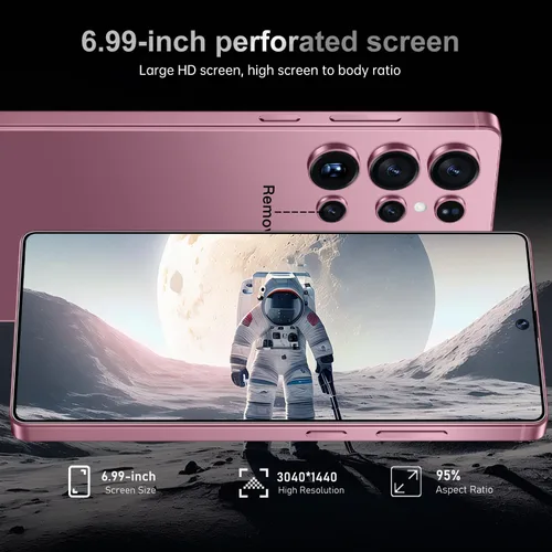 Miniatura 2 de MMY I25 Ultra 5G teléfono inteligente desbloqueado, 16GB+512GB (rosa)