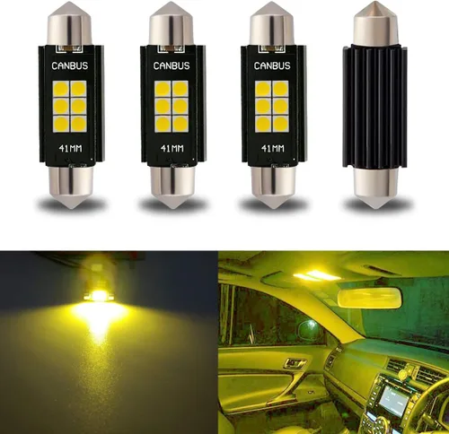 Miniatura 23 de iBrightstar DE3175 DE3021 Festoon de 9-30 V - Focos LED de 1.25 pulgadas (31 mm) extremadamente brillantes y sin errores para luces