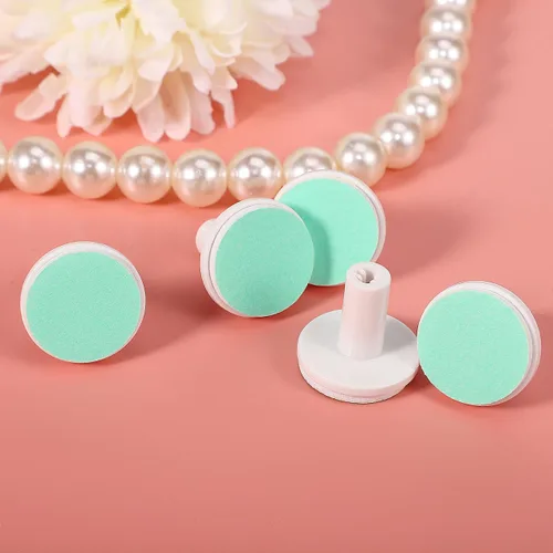 Miniatura 9 de DOITOOL Almohadillas de repuesto para lima de uñas eléctricas para bebés, 24 cabezales de rectificado de 0.70 pulgadas para recortadora de uñas