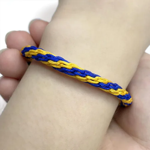 Miniatura 6 de LAMIBEE Pulsera con código de bandera de país, pulsera de cuerda de protección y sufrimiento de la suerte, pulsera tibetana, pulsera de cuerda