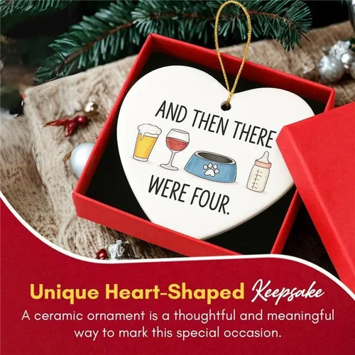 Miniatura 2 de Adorno de Navidad – Bebé Próximamente – Regalo de revelación de embarazo, para mamá, papá, bebé, anuncio ideas, regalos para parejas, perros