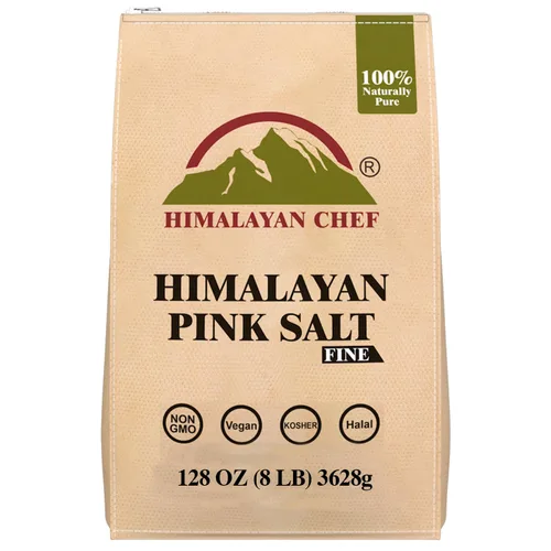 Miniatura 11 de Himalayan Chef Sal Rosa de Grano Fino, 10 libras (2 bolsas de 5 libras) - Pura, Natural, Kosher, Sin OGM, Rica en Minerales, para Cocinar