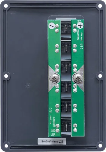 Miniatura 3 de Blue Sea Systems 4322 Panel de interruptores de disyuntor resistente al agua, gris, 6 posiciones