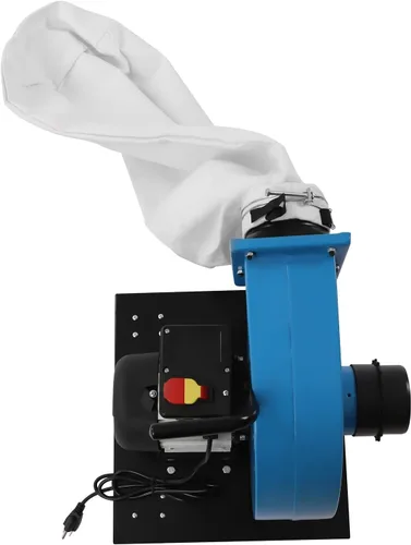 Xuthusman 1 paquete de colector de polvo de filtración de bolsas de 30 micrones, 550CFM, potable, 14.8 galones, con bolsa blanca de 110 V 750 W
